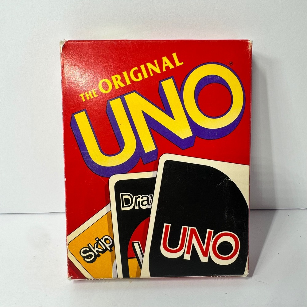 VTG 1989 UNO The Original Card Game International Games Inc 108 Cards Red Box